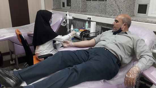 اهداء خون بسیج پیشکسوتان