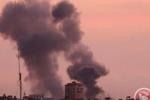 بزرگترین واکنش راکتی مقاومت از جنگ 2014/حمله جنگنده‌های رژیم کودک کش صهیونیستی به غزه