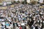 تظاهرات مردم تهران در اعتراض به جنایات صهیونیست‌ها
