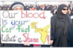مردم بحرين : خون ما نبايد سوخت اتومبيل مسابقات فرمول يك شود