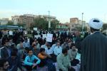 دانشجویان و مردم با تحصن مقابل مجلس شورای اسلامی خواستار توجه نمایندگان به حقوق ملی شدند + تصاویر