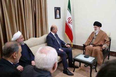 ولی امر مسلمین جهان در دیدار رییس‌جمهور عراق:  مقابل دشمنان «عراقِ قدرتمند و آرام» با قدرت بایستید