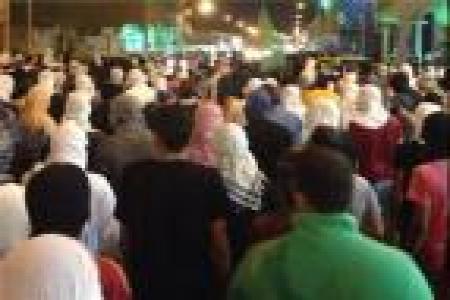 تظاهرات گسترده در قطیف در اعتراض به حکم اعدام شیخ النمر + تصاویر