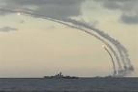 شلیک موشک‌های کروز از دریای خزر به‌سمت مواضع داعش