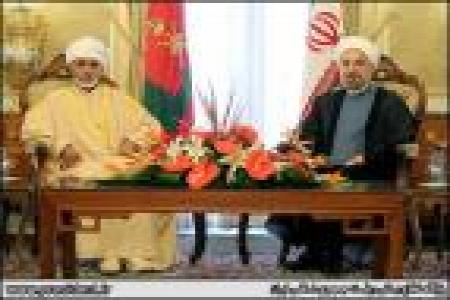 دیدار پادشاه عمان و رییس جمهوری اسلامی ایران 