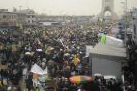 گزارش تصویری از راهپیمایی مردم غیرت مند تهران در 22بهمن 93
