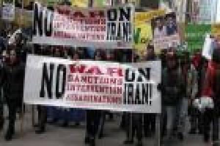 تظاهرات در حمايت از ايران در دانمارک 